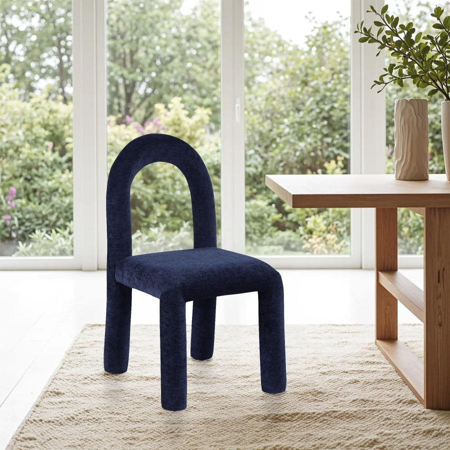 Amari Chenille Fabric Upholstered Dining Chair