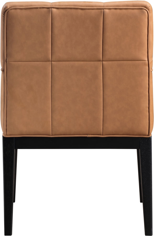 Adrian Vegan Leather Upholstered Dining Arm Chair