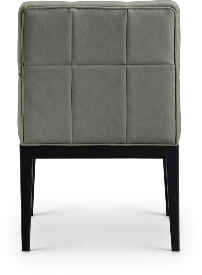 Adrian Vegan Leather Upholstered Dining Arm Chair
