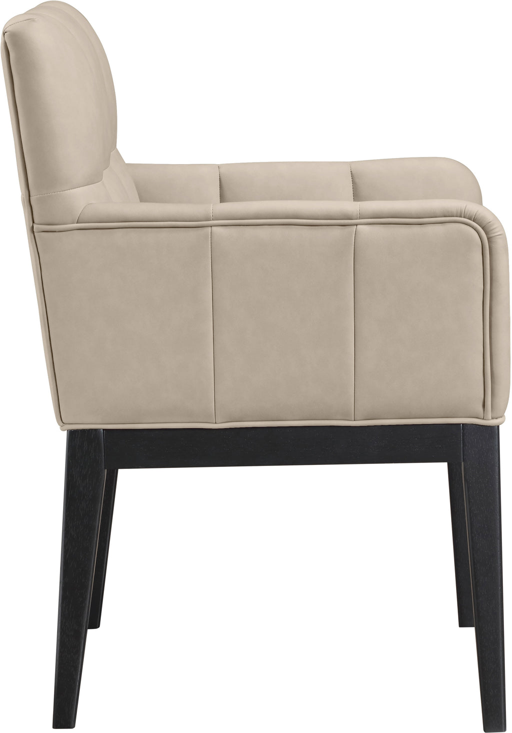 Adrian Vegan Leather Upholstered Dining Arm Chair