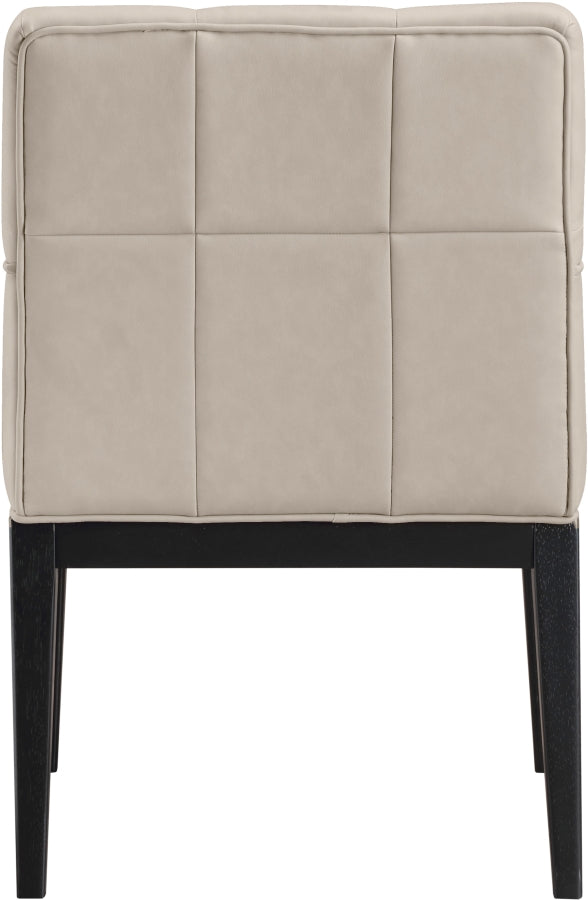Adrian Vegan Leather Upholstered Dining Arm Chair