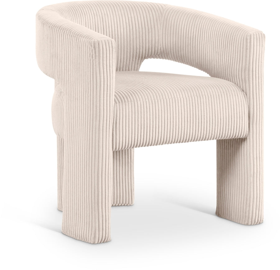Riz Corduroy Upholstered Accent Chair / Dining Chair