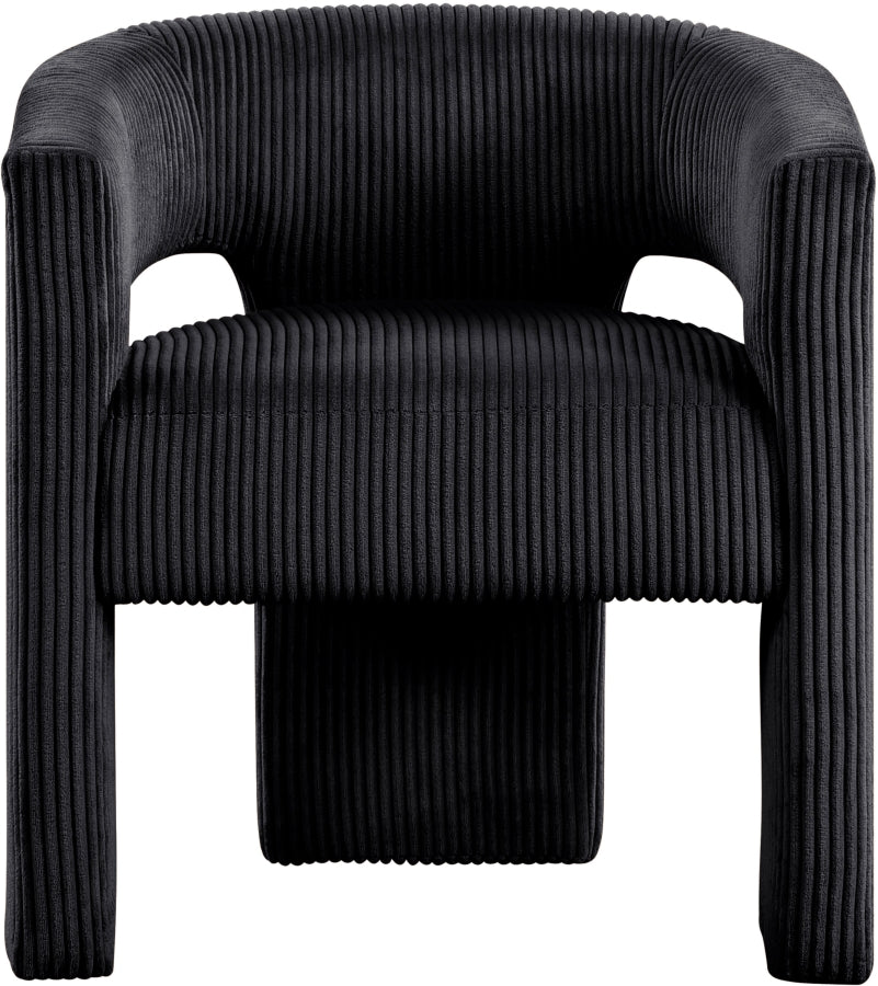 Riz Corduroy Upholstered Accent Chair / Dining Chair