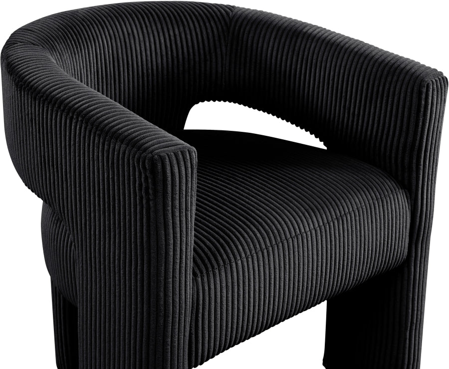 Riz Corduroy Upholstered Accent Chair / Dining Chair