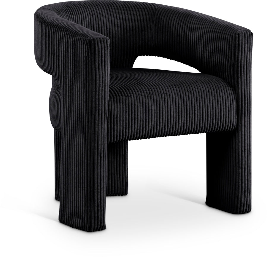 Riz Corduroy Upholstered Accent Chair / Dining Chair