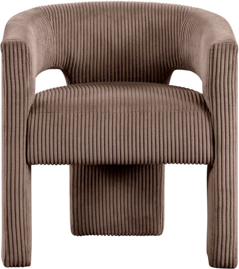 Riz Corduroy Upholstered Accent Chair / Dining Chair