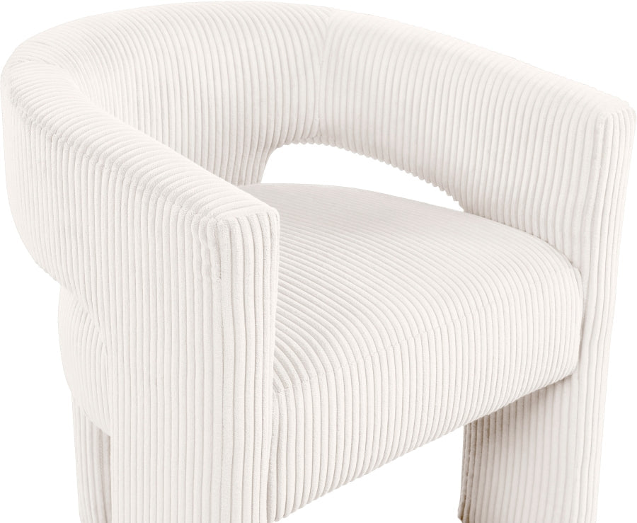 Riz Corduroy Upholstered Accent Chair / Dining Chair
