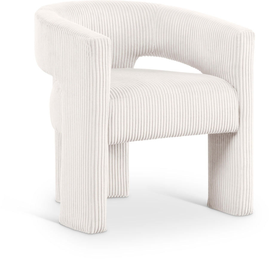 Riz Corduroy Upholstered Accent Chair / Dining Chair