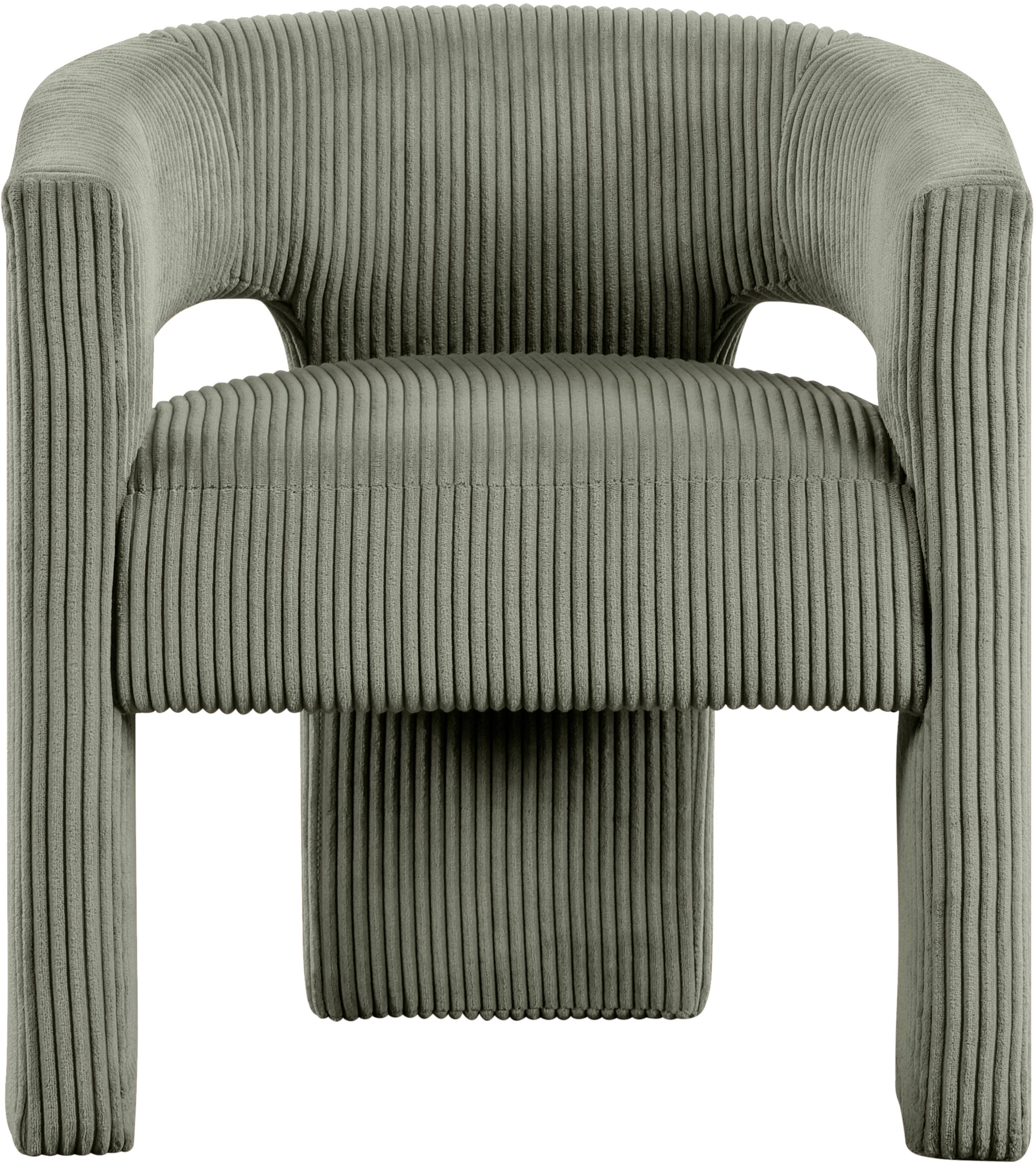 Riz Corduroy Upholstered Accent Chair / Dining Chair