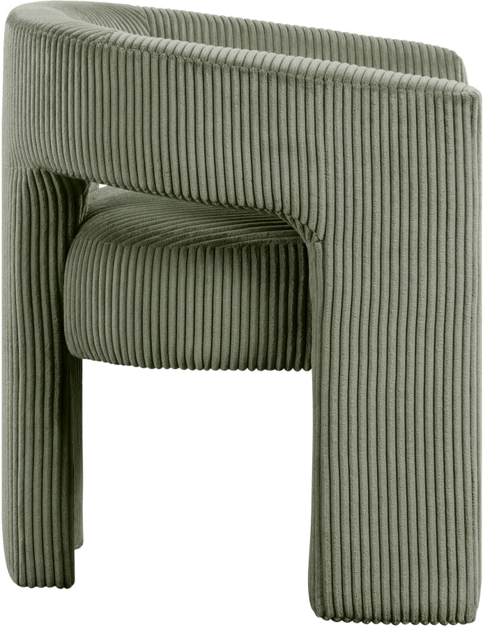 Riz Corduroy Upholstered Accent Chair / Dining Chair
