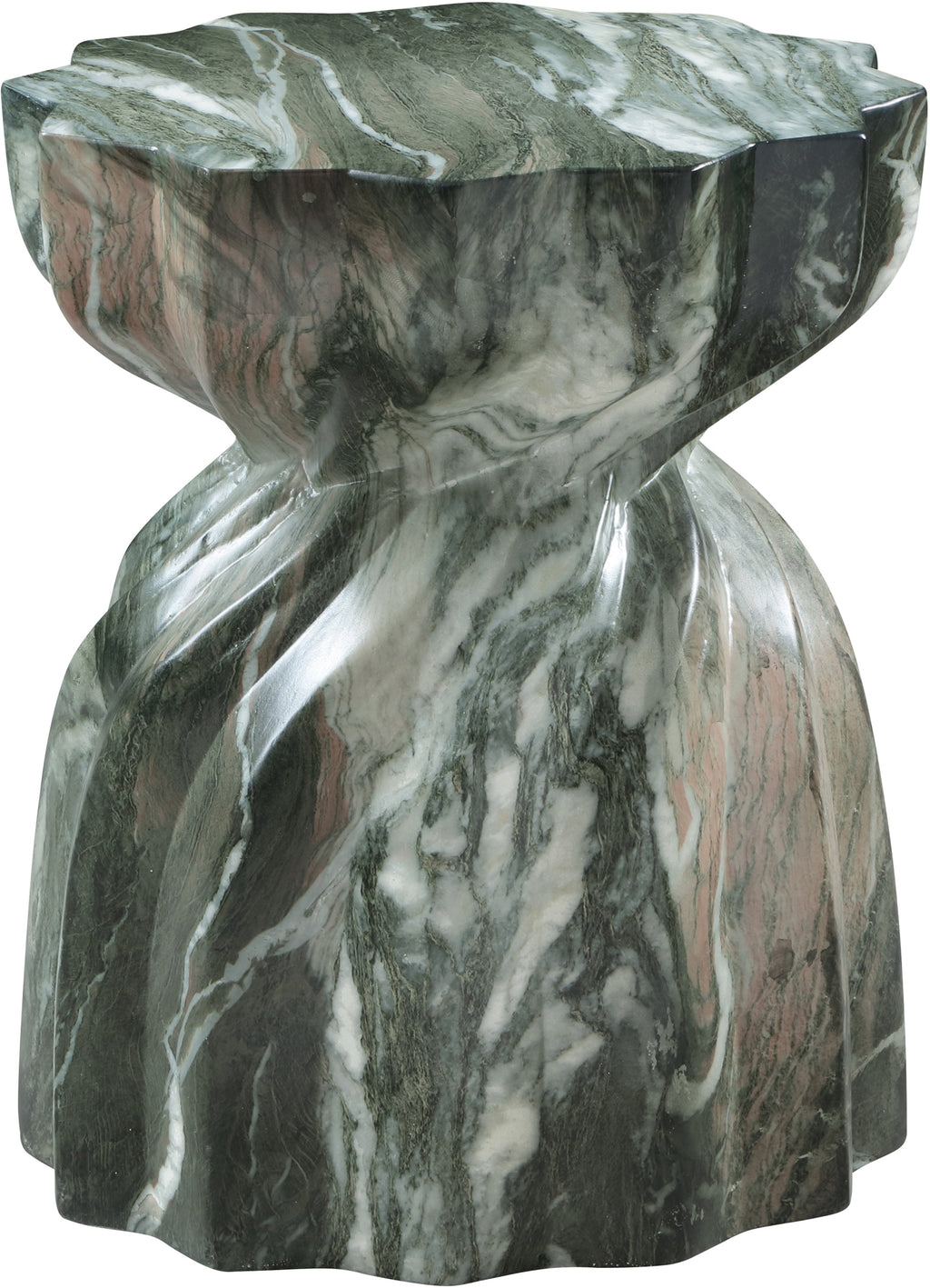 Caserta Marble Finish Indoor / Outdoor Concrete End Table