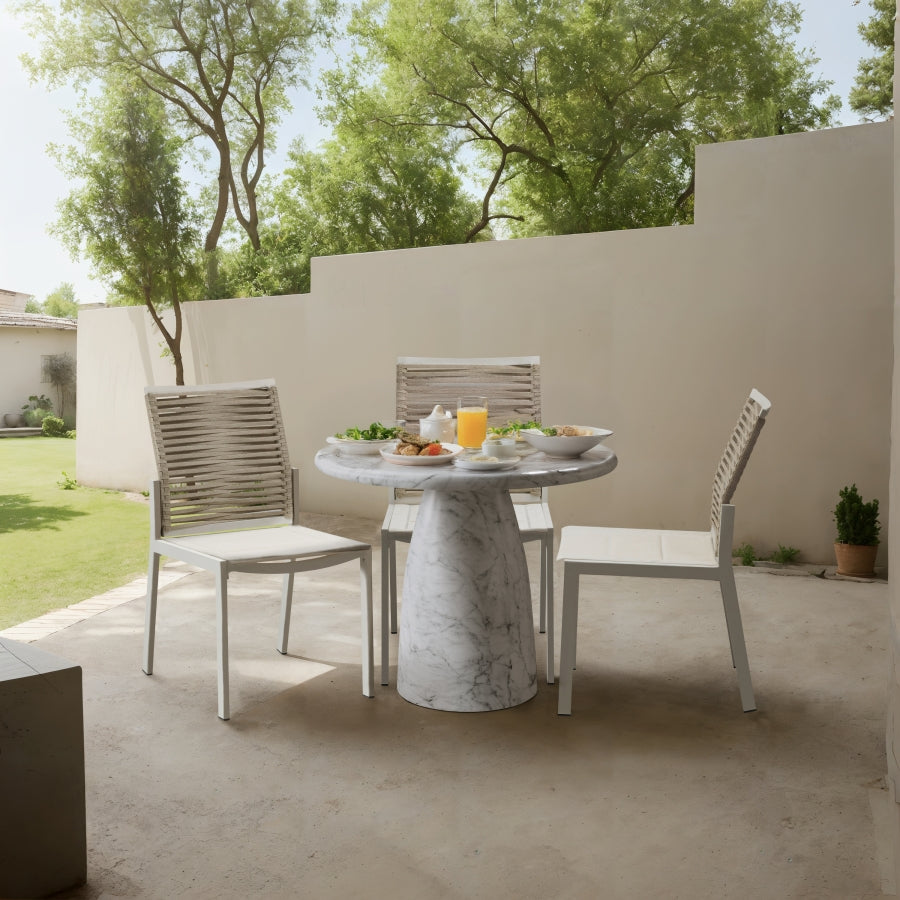 Cosenza Marble Finish Indoor / Outdoor Concrete Dining Table