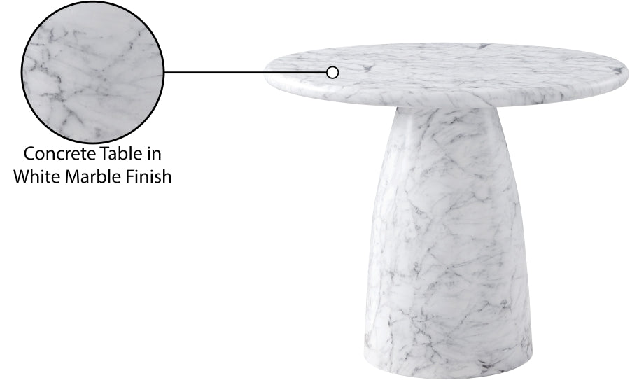 Cosenza Marble Finish Indoor / Outdoor Concrete Dining Table