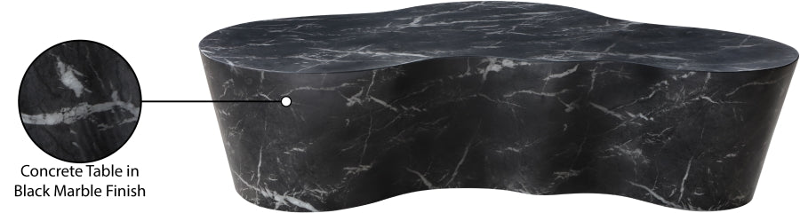 Monza Marble Finish Indoor/Outdoor Concrete Coffee Table