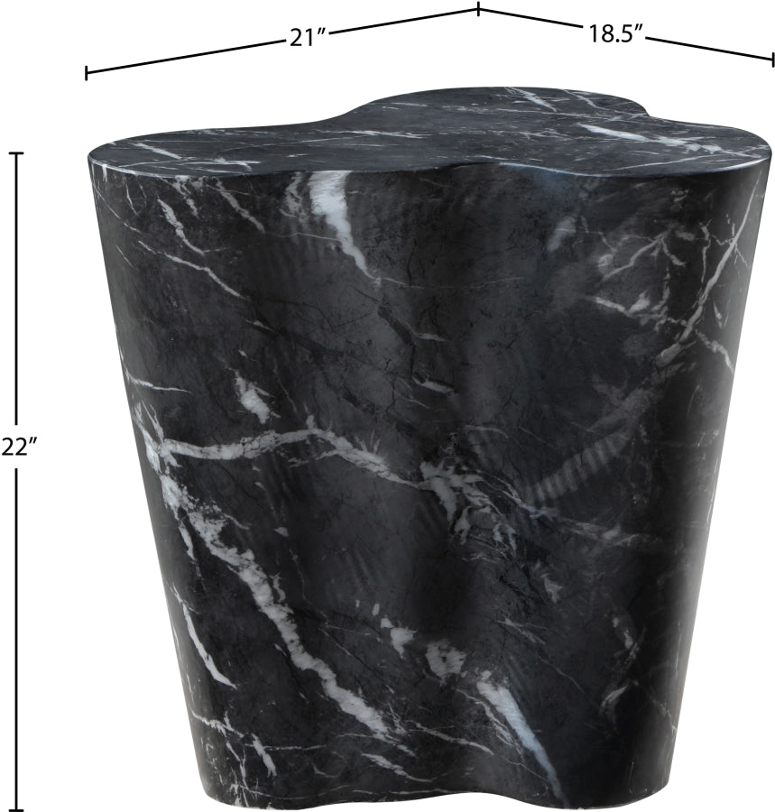 Monza Marble Finish Indoor / Outdoor Concrete End / Side Table