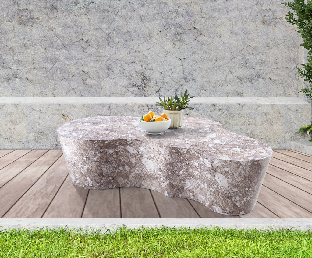 Monza Marble Finish Indoor/Outdoor Concrete Coffee Table