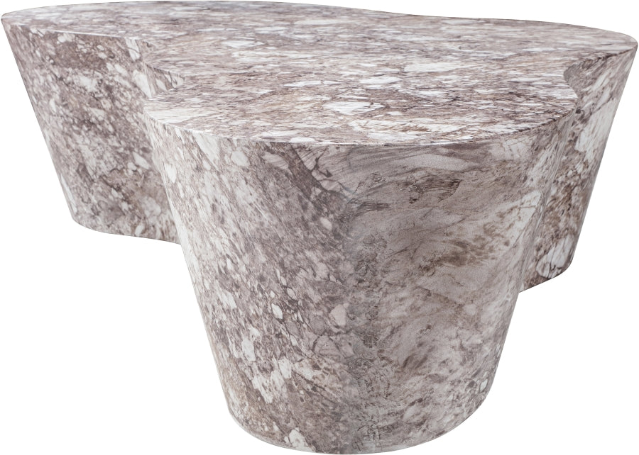 Monza Marble Finish Indoor/Outdoor Concrete Coffee Table