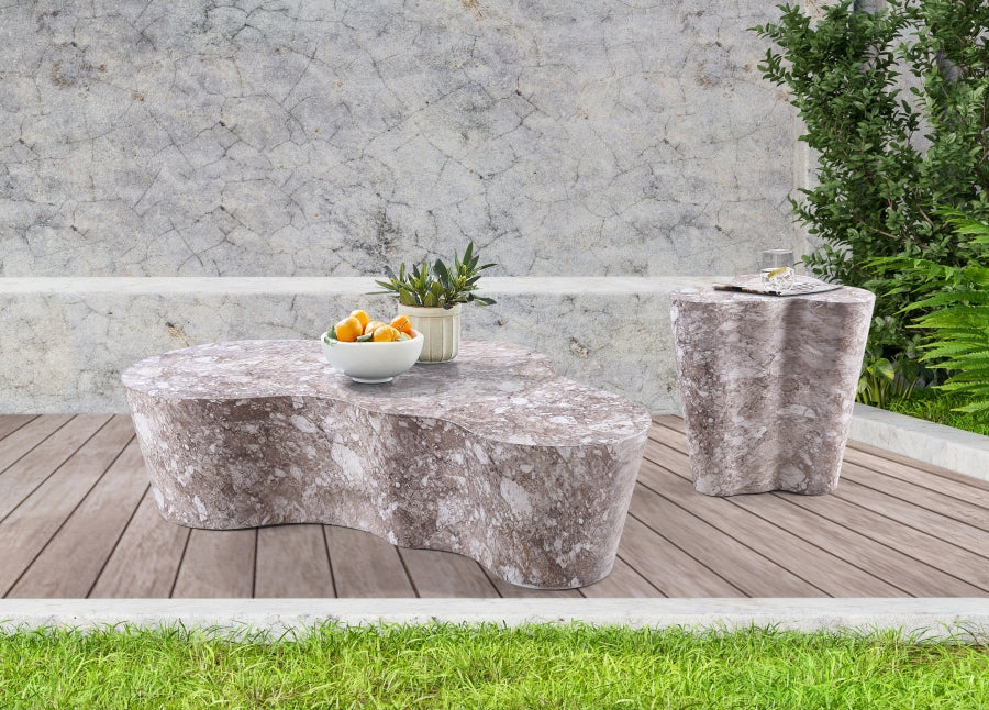 Monza Marble Finish Indoor/Outdoor Concrete Coffee Table
