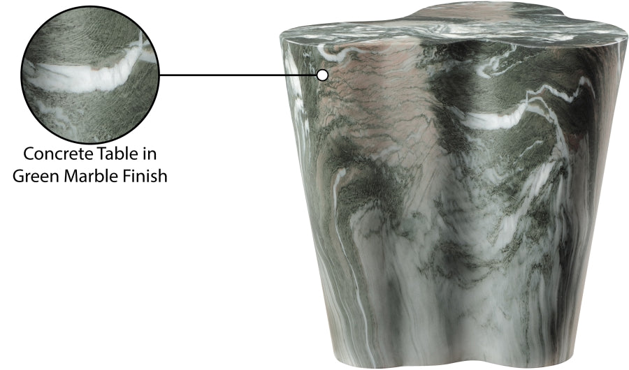 Monza Marble Finish Indoor / Outdoor Concrete End / Side Table