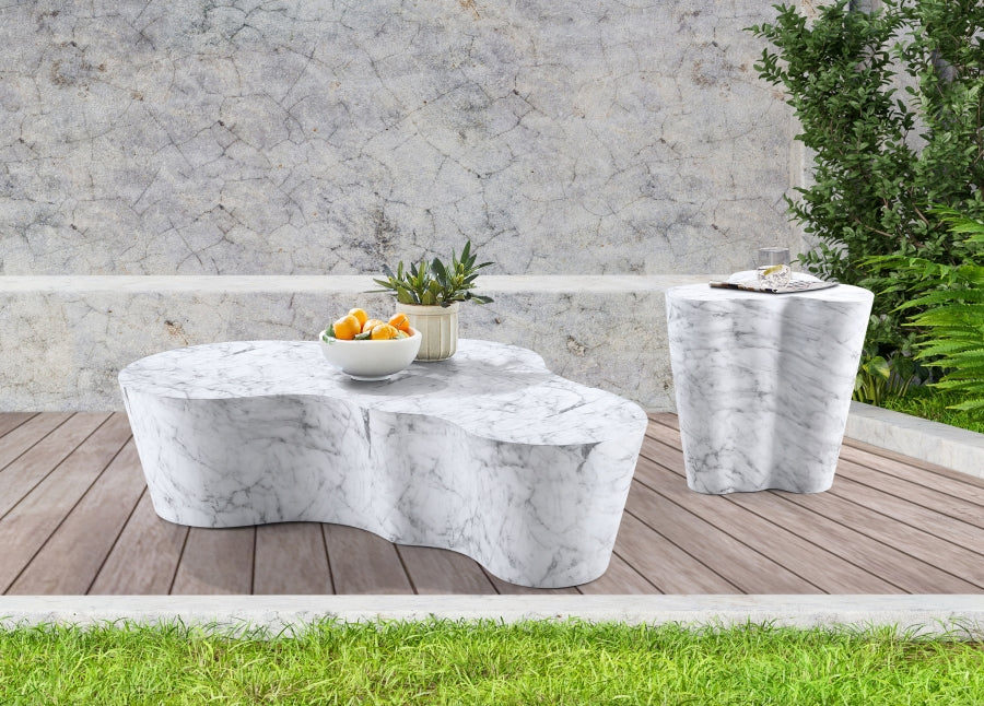 Monza Marble Finish Indoor/Outdoor Concrete Coffee Table
