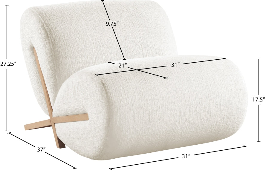 Akira Fabric Upholstered Accent Chair