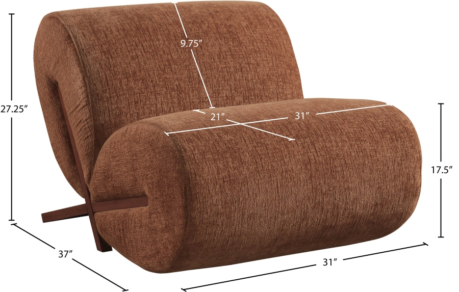 Akira Fabric Upholstered Accent Chair