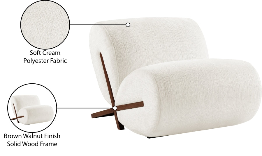 Akira Fabric Upholstered Accent Chair