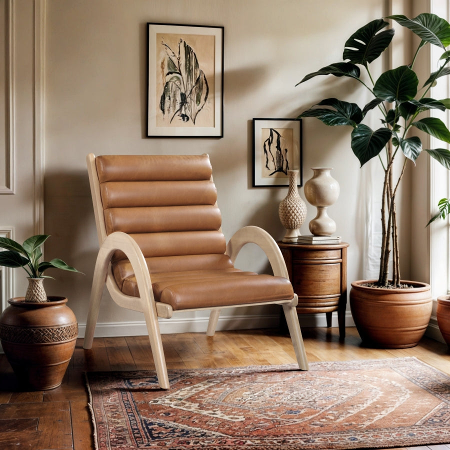 Randal Vegan Leather Upholstered Accent Chair