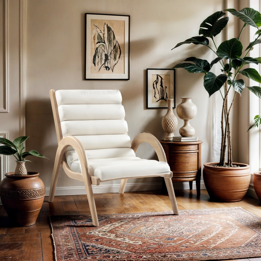 Randal Vegan Leather Upholstered Accent Chair