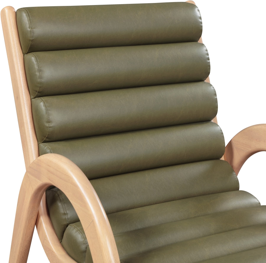 Randal Vegan Leather Upholstered Accent Chair