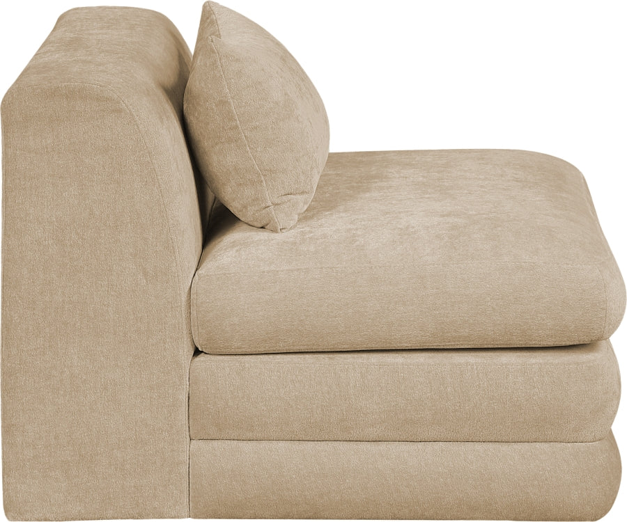 Stellar Chenille Fabric Upholstered Modular Accent Chair