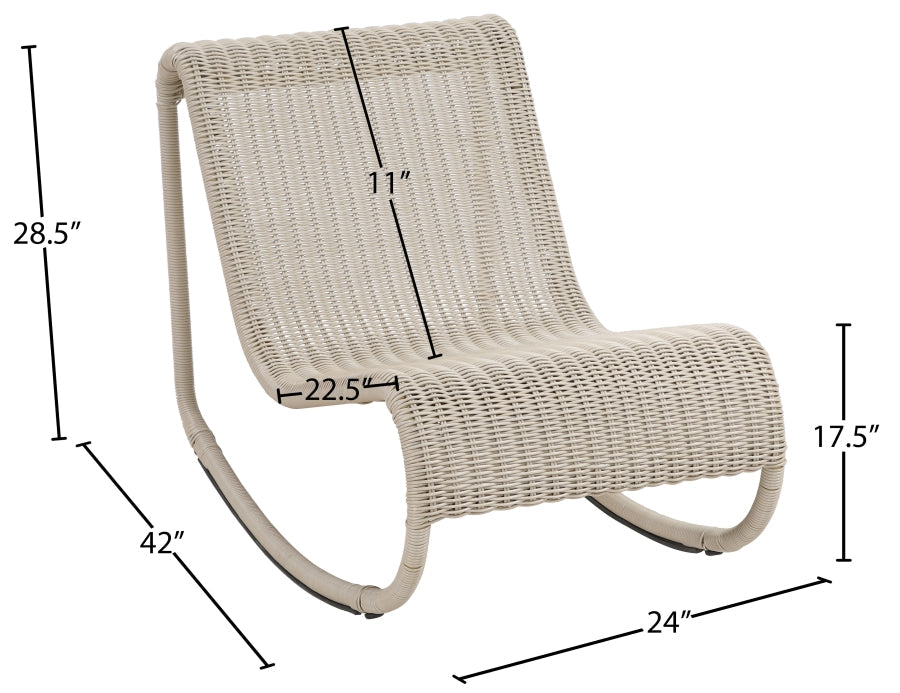 Antigua Wicker Outdoor Patio Rocking Chair