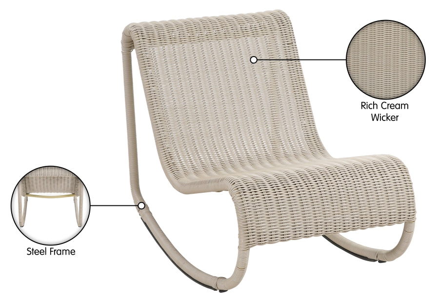 Antigua Wicker Outdoor Patio Rocking Chair