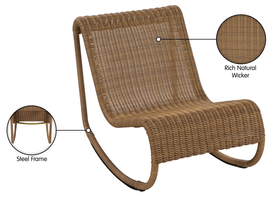 Antigua Wicker Outdoor Patio Rocking Chair