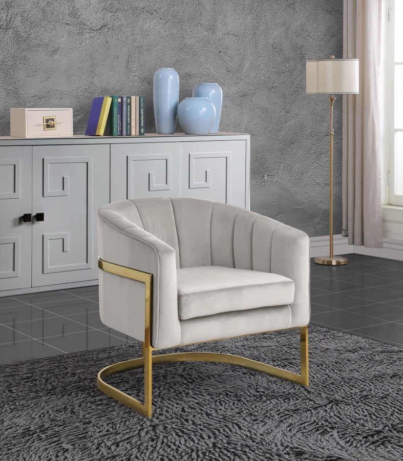 Carter Velvet Upholstered Accent Chair