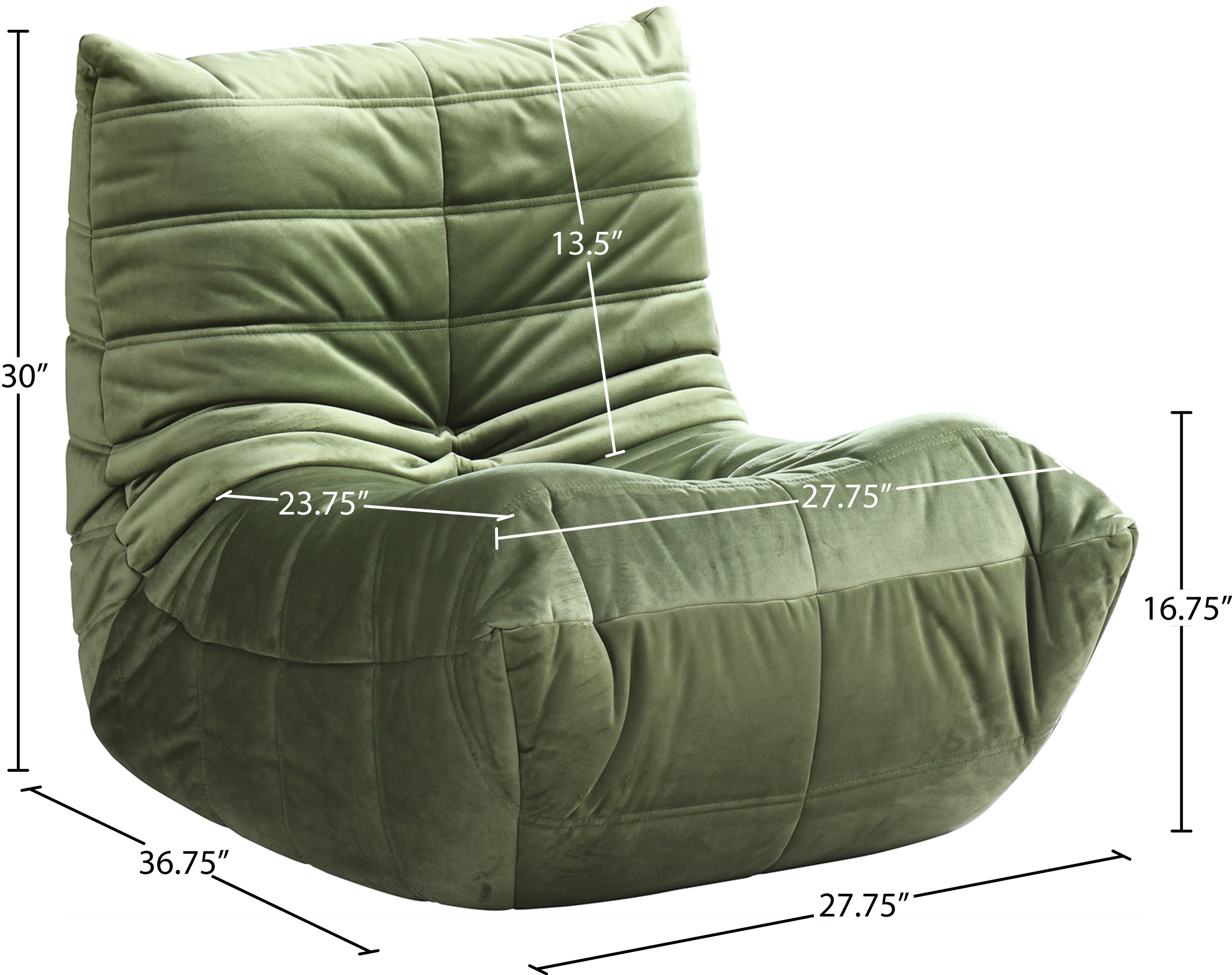 Relax Velvet Upholstered Chair