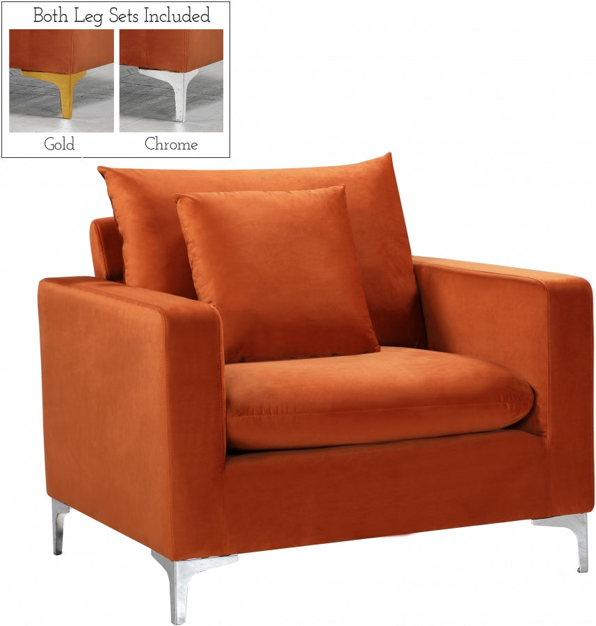 Naomi Velvet Upholstered Chair