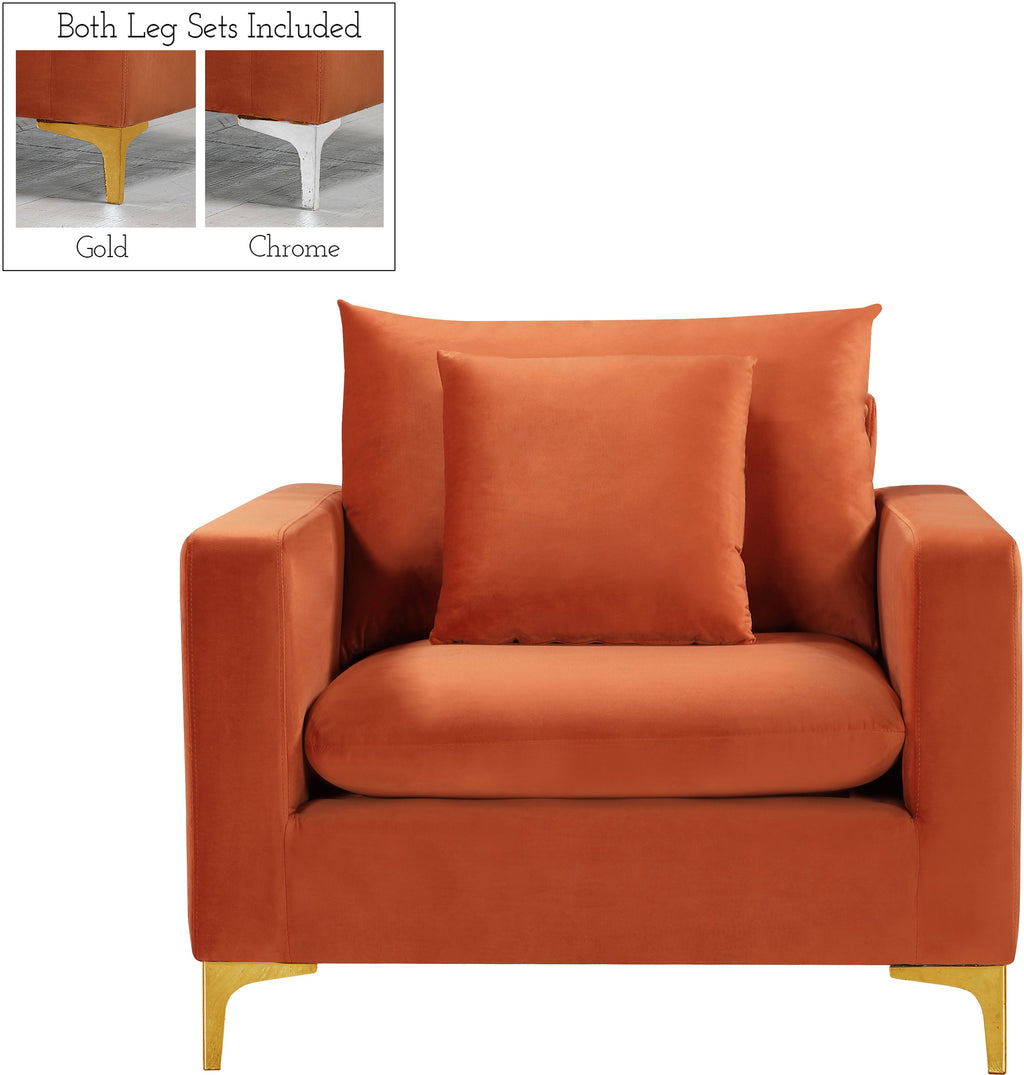 Naomi Velvet Upholstered Chair