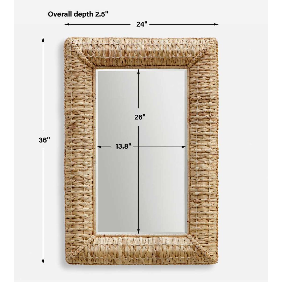 Twisted Seagrass Large Mirror