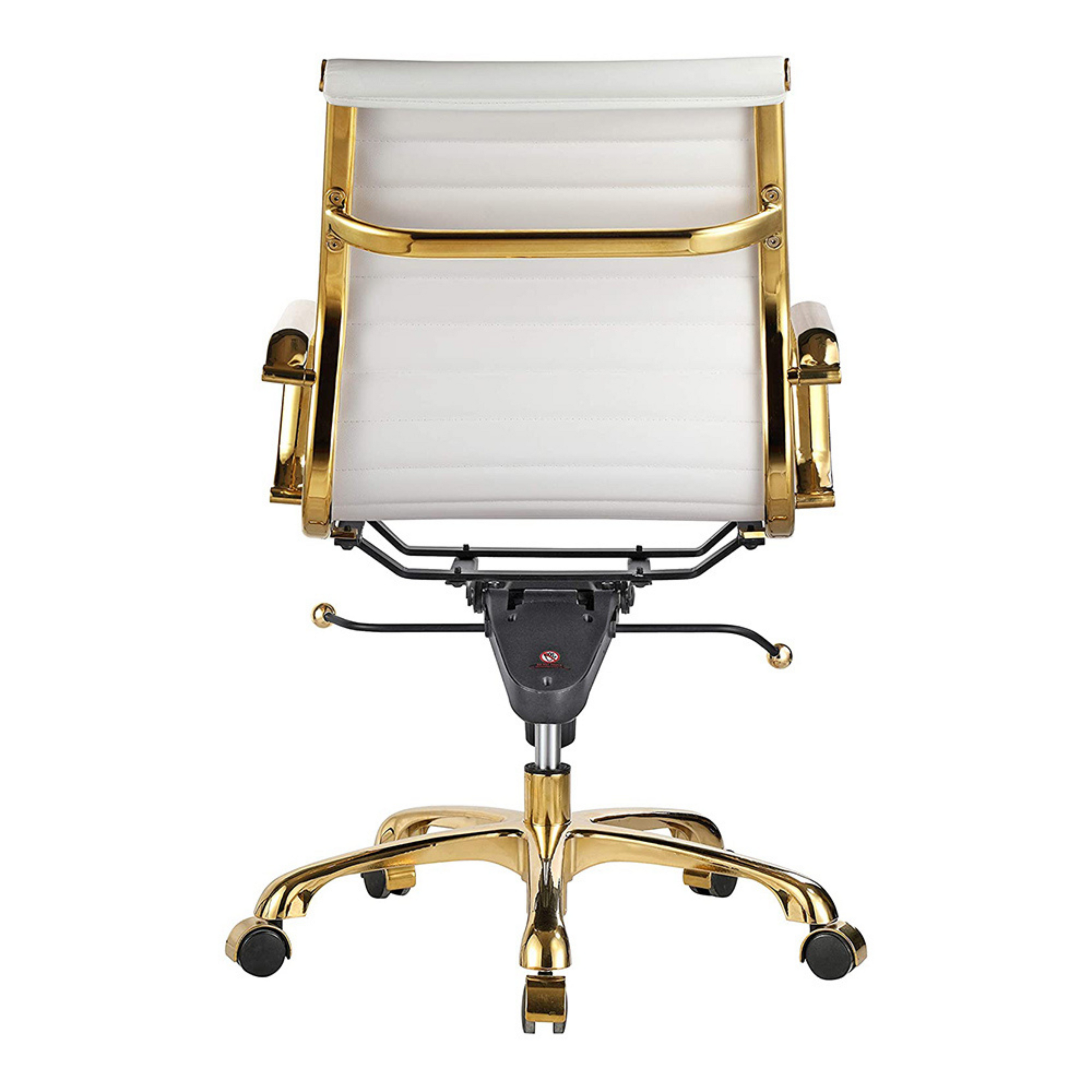 Eames Group Management Chair Gold Frame - Low Back