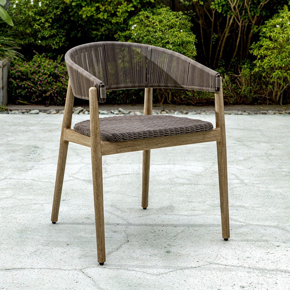 Dermott Outdoor Dining Chair, 2 Per Box, Priced Each