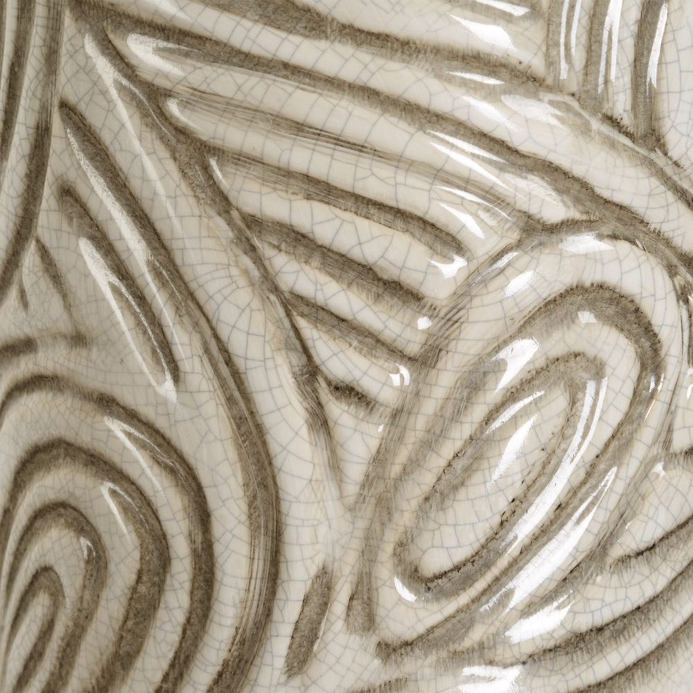 Timber Swirl Vases, S/2