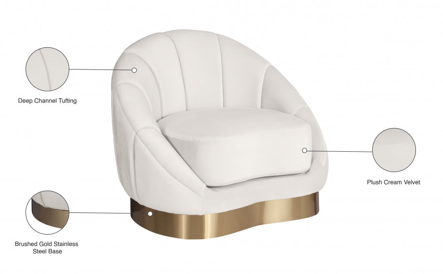 Shelly Velvet Upholstered Chair