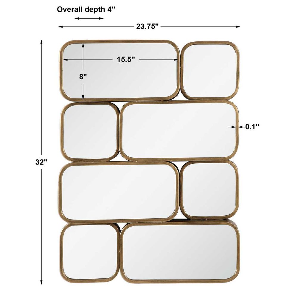 Canute Mirror, Gold