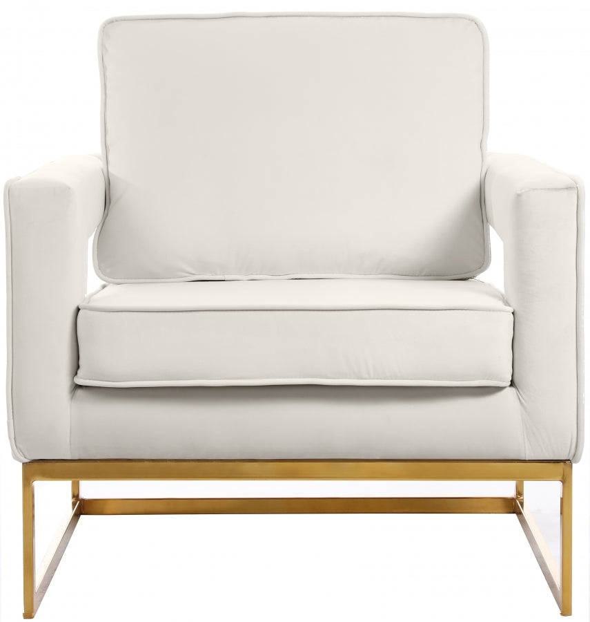 Noah Velvet Upholstered Accent Chair