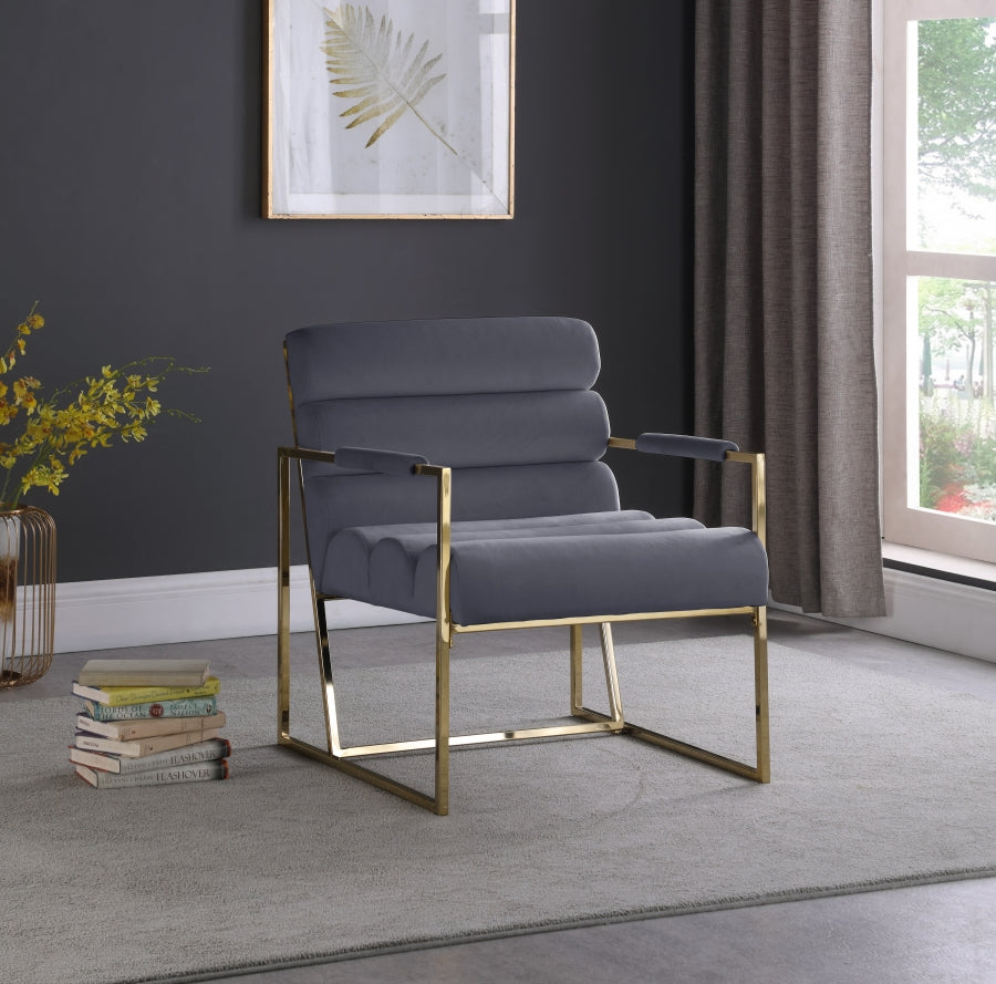 Wayne Velvet Upholstered Accent Chair