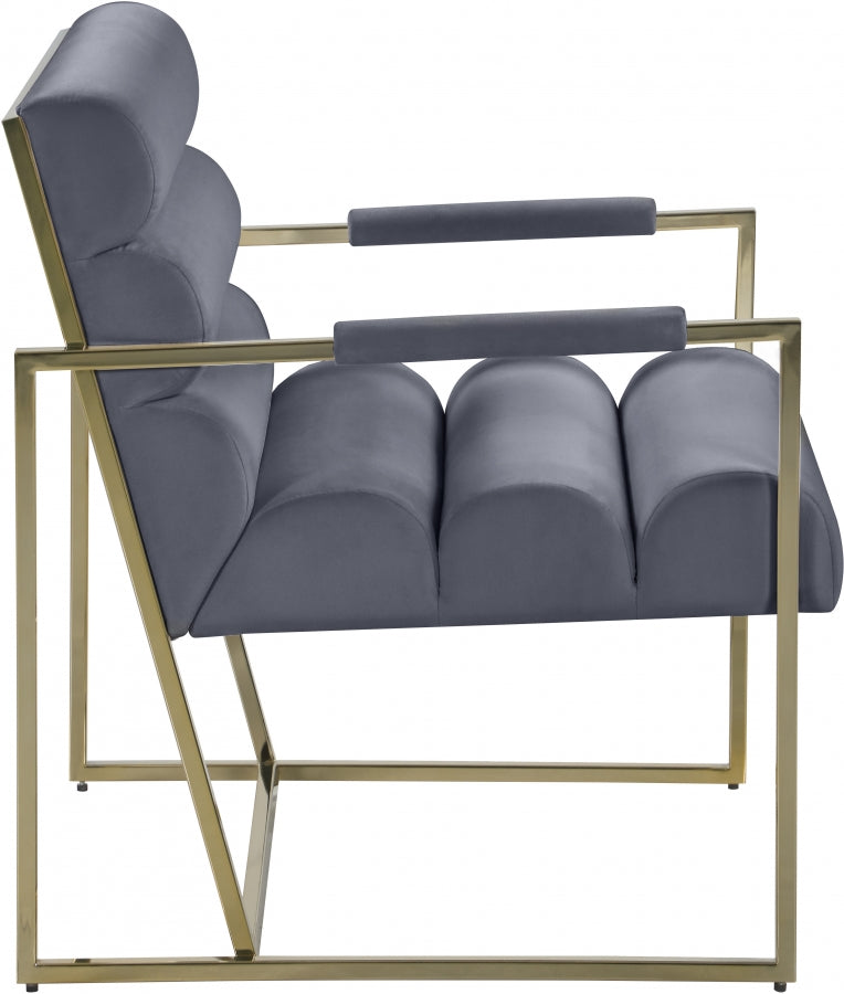 Wayne Velvet Upholstered Accent Chair