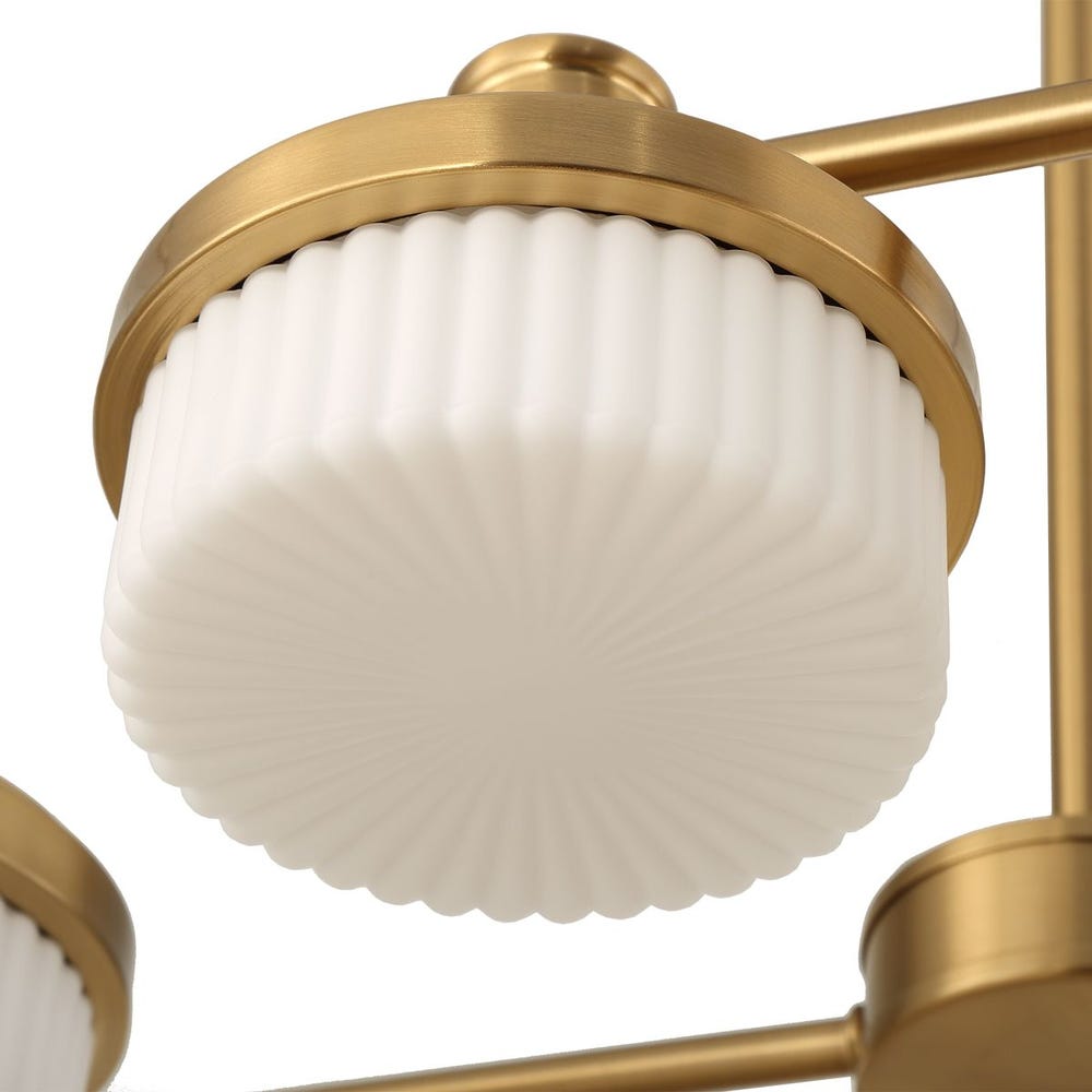 Wedge, 12 Lt LED Chandelier