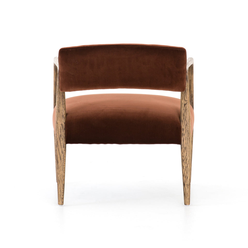 Edith Upholstered Velvet Arm Chair