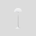 Danish Mid-Century Modern White Mushroom Floor Lamp